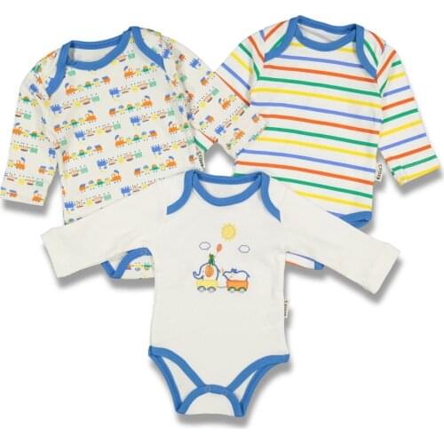 The Trenl Elephant Pattern baby 3'lü The zibin Set