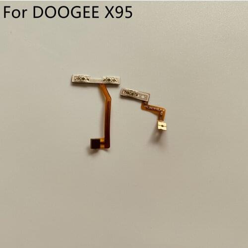 DOOGEE X95 Used Power On Off Button Volume Key Flex Cable FPC For DOOGEE X95 6.52'' MTK6737 Mobile Phone Free Shipping