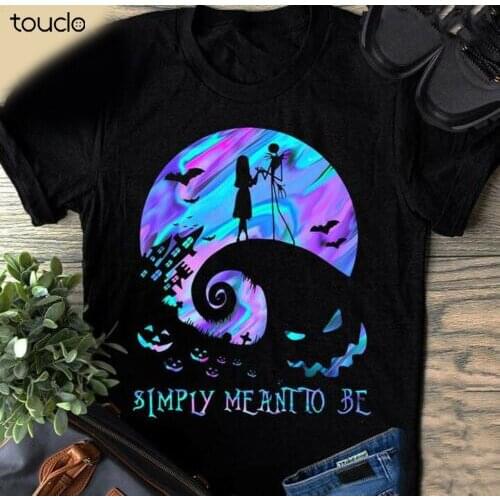 Halloween Jack-Sally The Nightmare Christmas Simply Meant To Be T-Shirt