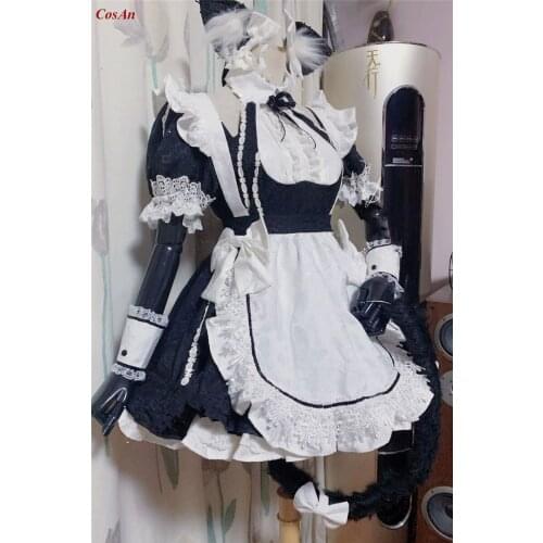 Game Destiny Child Serket Cosplay Costume Lovely Maid Outfit Unisex Activity Party Role Play Clothing High Quality Custom-Make