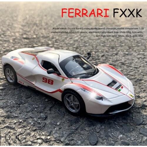 1/32 Ferrari Laferrari Fxxk Sports Car Alloy Car Model Children Toys Simulation Voiture Miniature Kids Christmas Birthaday Gifit