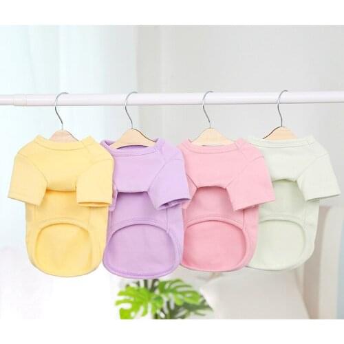 Small Pet Dog Clothes Cat T-shirt Pajamas Dog Hoodies Yorkshire Bichon Schnauzer Maltese Chihuahua Outfit Puppy Winter Garment