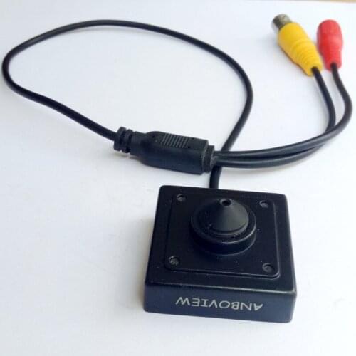 Size 25X25mm 1/3" SONY CCD 550TVL Indoor Security Micro Camera With 3.6mm Lens