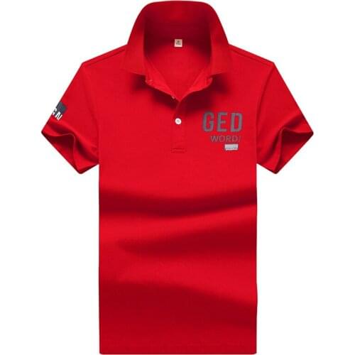 2021 New Summer Polo Shirts Men Print Letter Casual Fashion Polo T Shirt for Men Korean Slim Fit Breathable Polos Para Hombre