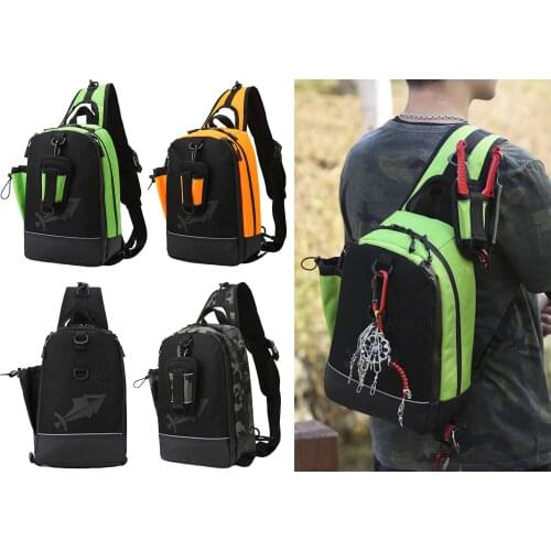 Oxford Cloth Chest Bag Hunting Fishing Bags Camping Hiking Mens Shoulder Bag Day Pack for Travel Outdoor