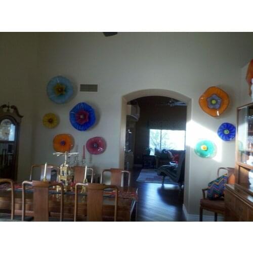 Fancy Murano Lanp Hand Blown Clear Glass Pendant Lights Hanging chandelier modern shell light