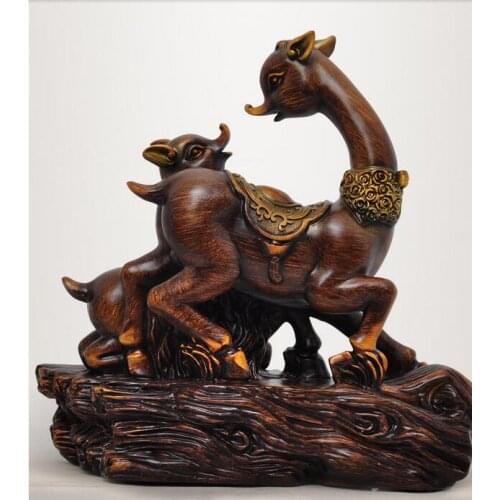 Resin Deer Lucky Home Living Room Crafts Creative Decoration