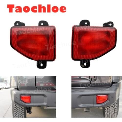 1pcs R / H Car Rear Bumper Fog Light Cover Without Bulb For Jeep Wrangler JL Rear Fog Lamp Housing 2018 2019 2020