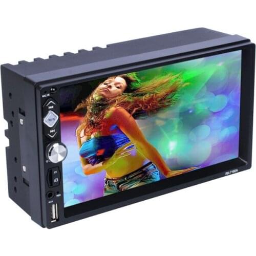 Direct Manufacturer Car MP3 MP4 Player For Car RDS Radio 2 DIN 7610A