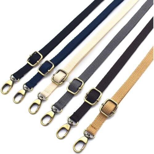 1.2cm wide adjustable cotton woven shoulder bag strap replacement bag handle canvas handbag strap DIY accessories KZ0348