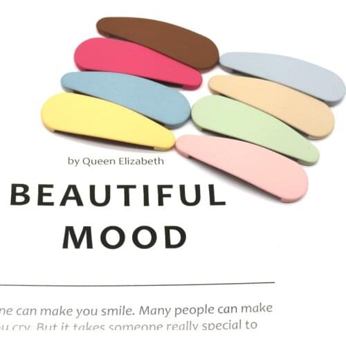 Ins 3pcs/set Cute Girls Hair Clips Princess Headwear Colorful Hairpins Women Barretts Simple Basic Hair Accessories For Kids