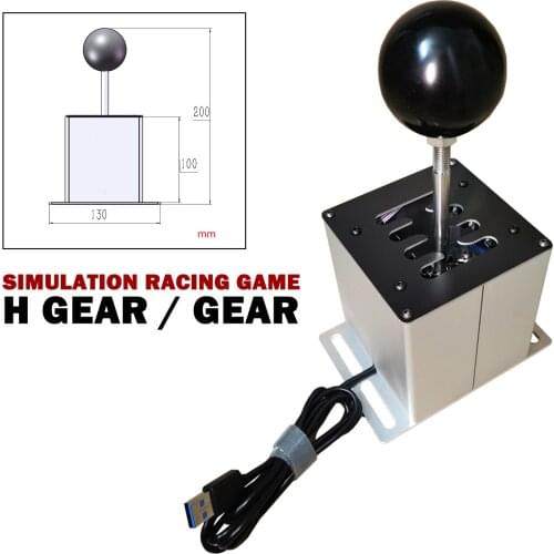 PC USB Simulation Game H Gears For Logitech G29 G25 G27 G920 T300 T500 T300RS/GT For ETS2 Simracing 6+R 7+R 7 Gears 8 Gears