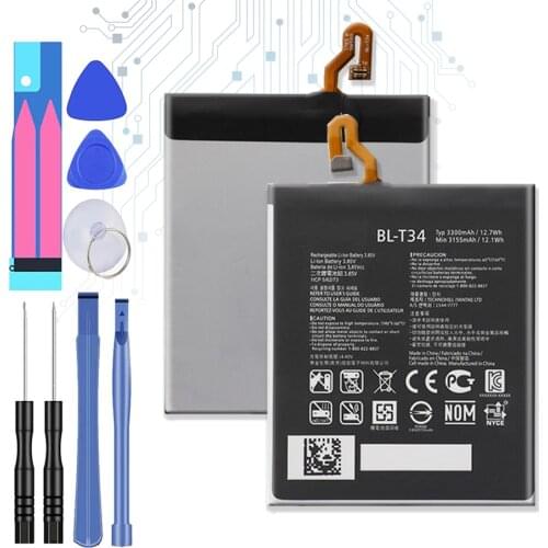 BL-T34 Replacement Battery For LG V30 V30+ V30A H930 H932 LS998 BL T34 3155mAh + Free tool