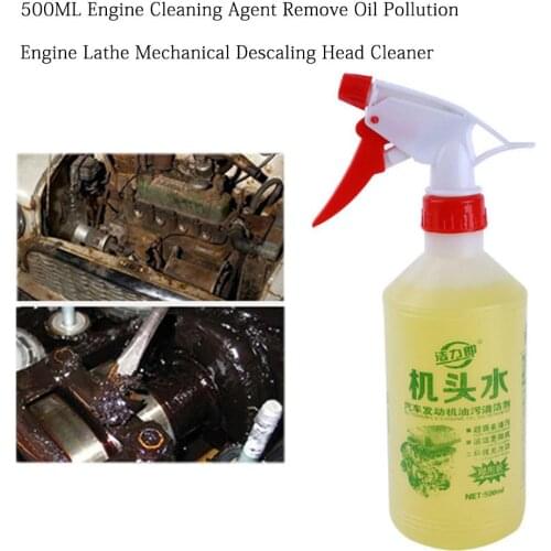 500ML Car Engine Cleaning Agent Remove Oil Pollution Engine Lathe Mechanical Descaling Head Cleaner