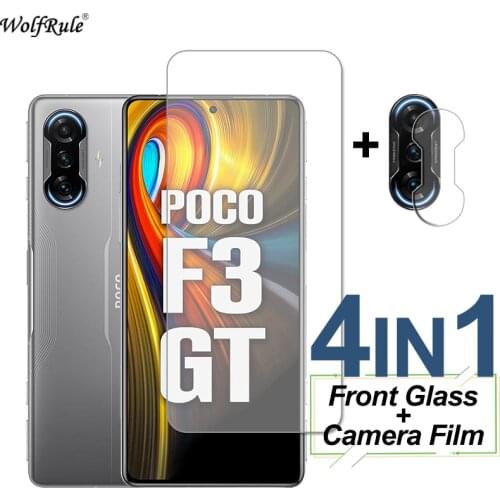 For Xiaomi Redmi K40 Gaming Glass Poco F3 GT Screen Protector Tempered Glass Protective Phone Camera Film For Redmi K40 Gaming