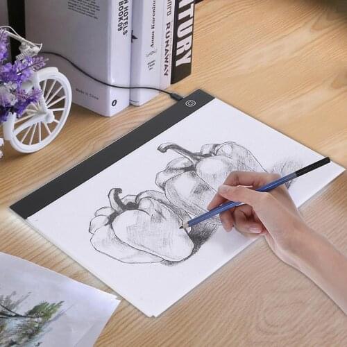 LED Graphic Tablet Writing Painting Light Box Tracing Board Copy Pads Digital Drawing Tablet Artcraft A4 Copy Table LED Board