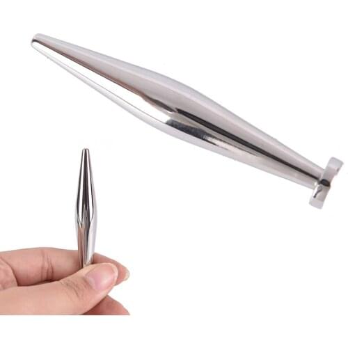 Adult Products Stainless Steel Penis Plug Urethral Sounds Stretching Male Chastity Device Urethral Dilators Catheters Dia 9mm