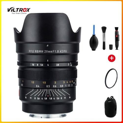 VILTROX MF 20MM F1.8 ASPH Full Frame Manual Focus Prime Cinema Moive Lens Large Aperture for Sony E Mount