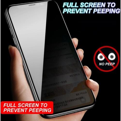 Privacy Anti Spy Tempered Glass For iPhone 11 Pro Max 11 Pro XR X XS Max 3D Screen Protector For iPhone 7 8 6 6S Plus Cover Film