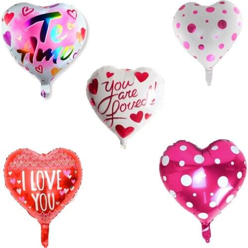 1pc 18inch Large I Love You Heart Balloons Wedding Decoration Balloons Happy Birthday Party Decoration Adult Wedding Supplies
