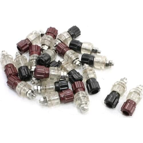 1 Bag ( 30 PCS / Lots ) x 5/32" Thread Rod Amplifier Terminal Binding Post for 4mm Female Banana Plug Test Connector