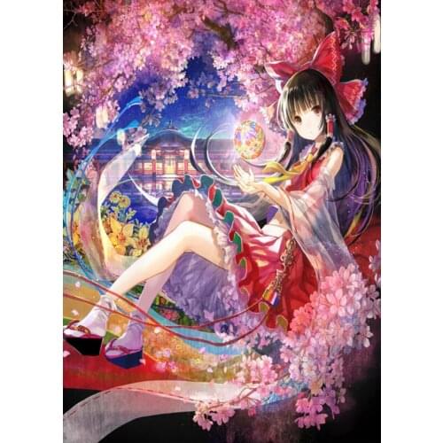 1000 pieces The wooden puzzle Colorful ball girl jigsaw puzzle white card adult childrens educational toys