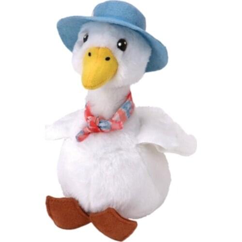 15CM Ty Beanie New Movie Peter Rabbit Series White Duck Jemima Cute Duck Animal Doll Soft Stuffed Plush Toy Birthday Gift Kids