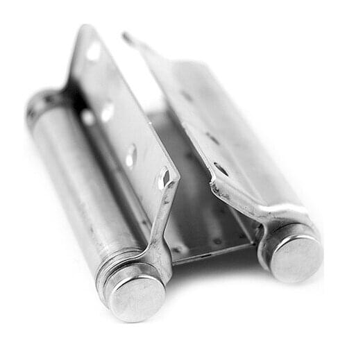 2PCS best-5107 5 Inch Double Action Spring Door Hinge Stainless Steel Rebound Hinge For Cafe Swing Western Furniture Hardware