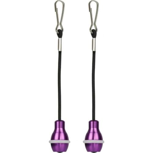 2Pcs/Set Fishing Rod Gear High Elasticity Double Locking Tube with Rubber Band Precise Solid Anti-Slip Fishing Pole Drop Tools