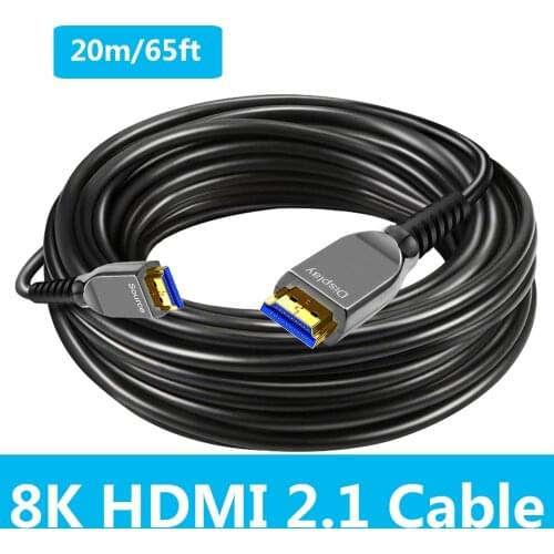 20M HDMI 2.1 Extension Cable UHD 8K/60Hz HDMI 2.1 Male to Female Cable Extender for PS4 TV Smart Box Projector HDMI Extender