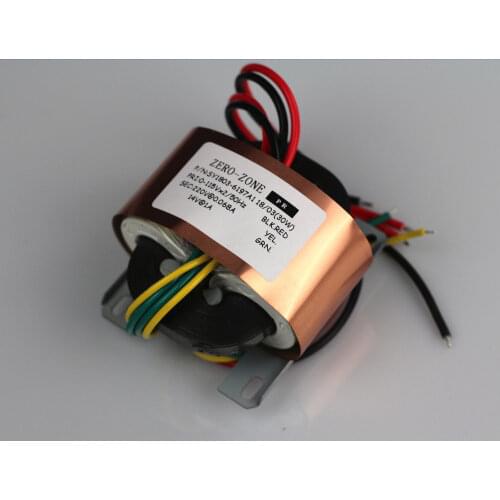 30VA HIFI Copper R-core Transformer Output 0-220V 0-14V for Tube Preamp