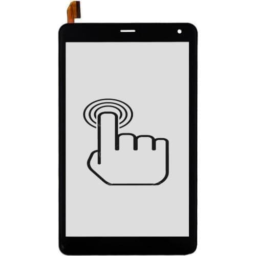 45Pin 2.5D New Touch Panel digitizer For 8" Dexp Ursus N180i 4G Tablet Touch Screen Glass Sensor Replacement