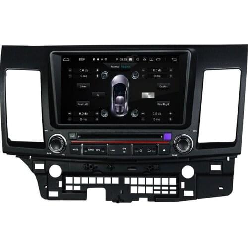 8" PX6 Android 10.0 Car Radio For MITSUBISHI Lancer 2006-2012 Car DVD Player 4+64GB Multimedia Audio 6 Core Stereo Recorder DSP