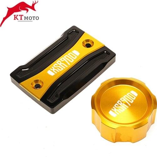 For Yamaha XSR900 XSR 900 2015-2021 2020 2019 2018 Motorcycle CNC Rear & Front Brake Fluid Reservoir Cap Cylinder cove