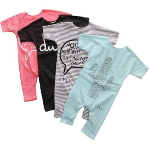 SJR-031 Toddlers Baby Overalls Summer Boy Boy Clothes Roupas Bebe Newborns Girls Clothing Sets Baby Boy Childrens Overalls