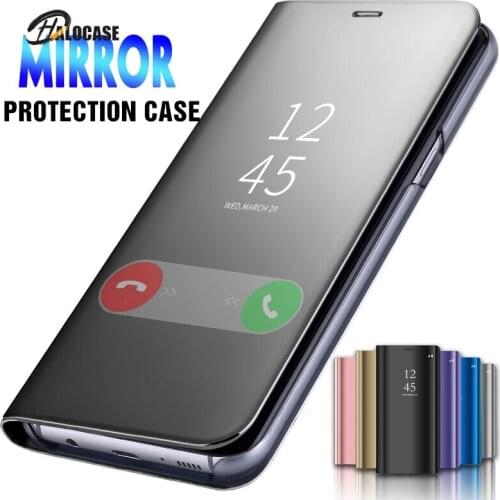 Luxury Mirror Leather Case for Huawei P40 Pro P30 Pro P 30 Lite P40 Light P 40 360 Phone Front Back Cover on Hawei Y6 Y7 Y9 2019