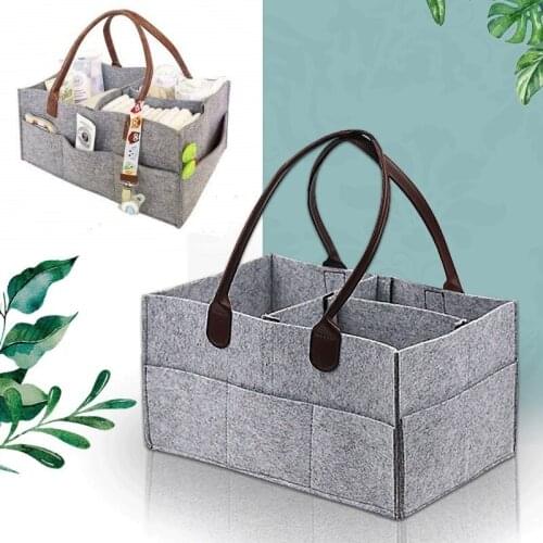 Multifunctional Maternity Handbags Felt Baby Diapers Bag for Mummy Nappy Changeable Bag Milk Bottle Storage Bags Cricut