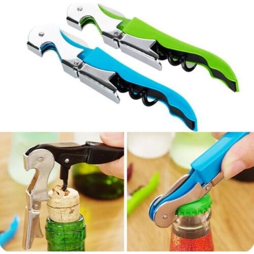 Multifunctional Wine Bottle Opener Set Beer Ring Bottle Opener 2 Pieces/Lot Portable Wine Knife Can Opener