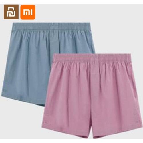 2 Youpin MIJIA Mens Boxer Shorts Loose Arrow Pants Comfortable Homewear Split Pajama Pants A variety of colors available