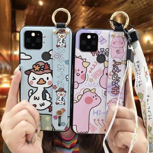 Soft Anime Phone Case For Google Pixel 5A Original Fashion Glitter Shockproof TPU For men Durable