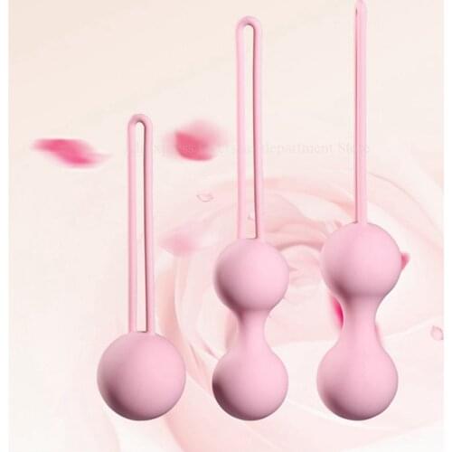 Set Safe Silicone Smart Ball Kegel Ball Ben Wa Ball Vagina Tighten Exercise Machine Vaginal Geisha Ball Sex Toys for Women
