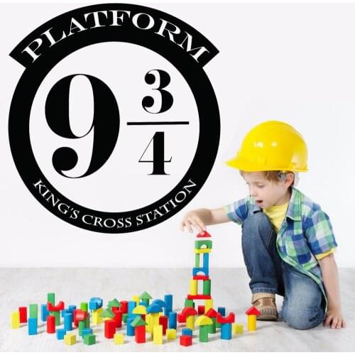 Cartoon Wall Decals Platform 9 3/4 Version Children Bedroom House Decoration Creative Vinyl Classroom Door Wall Stickers Y677