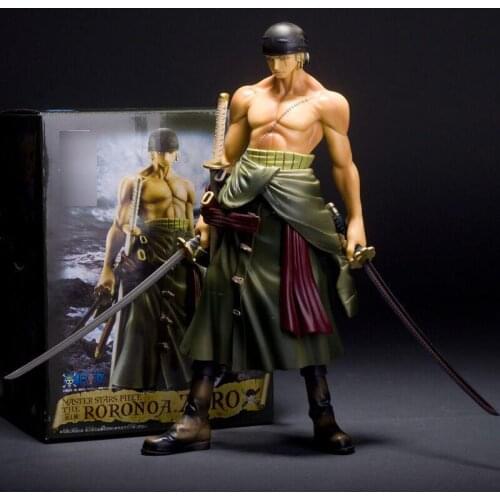 One Piece Two Years Later Roronoa Zoro Anime Figure PVC 25cm Roronoa Zoro Action Figure Collection Model Toys Christmas Gifts