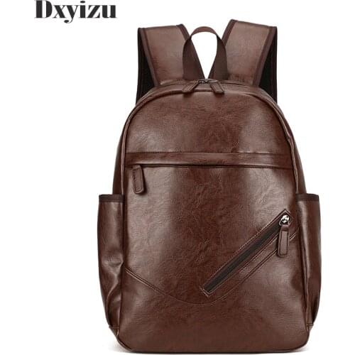 New Solid Fashion Men Backpack Waterproof Casual Leisure Travel Bag Man Large Capacity Teenager Male Mochila Laptop Backpacks