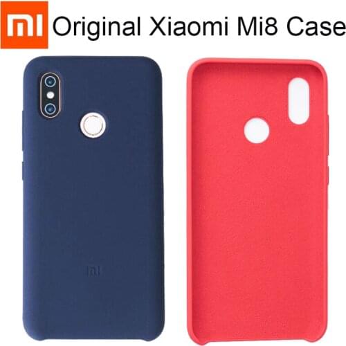 Original Xiaomi mi8 SE Case official Silicone soft fiber Back Cover Case For xiaomi 8SE mi8 M8 6.21" Phone coque xiaomi8 Shell