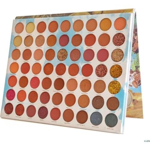 Diamond Shaped Onion Slices Sequins Net Red Girl Five-pointed Star Fragments Stage Makeup Colorul Cos Eyeshadow Palette