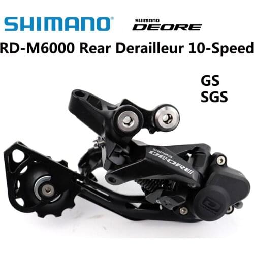 SHIMANO DEORE RD M6000 RD-M6000 Shadow Rear Derailleurs Mountain Bike SGS GS MTB Derailleurs 10-Speed 20/30-Speed Bicycle Parts