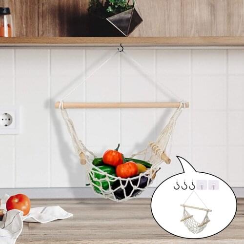 Hanging Fruit Hammock Fruit Holder Organizer Organization for Fruits Vegetables Home Decor