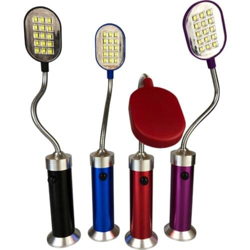 Portable Magnetic 360 Degree Adjustable LED Grill Light Lamp for BBQ Barbecue Outdoor Camping Tools Car Repair Work Lights