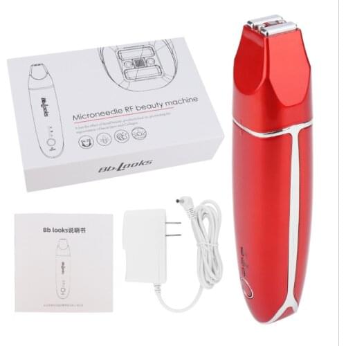 RF EMS Microneedles Bio Microcurrent Moisturizing Facial Lifting Skin Tightening Anti Wrinkle Rejuvenation Beauty Device Machine
